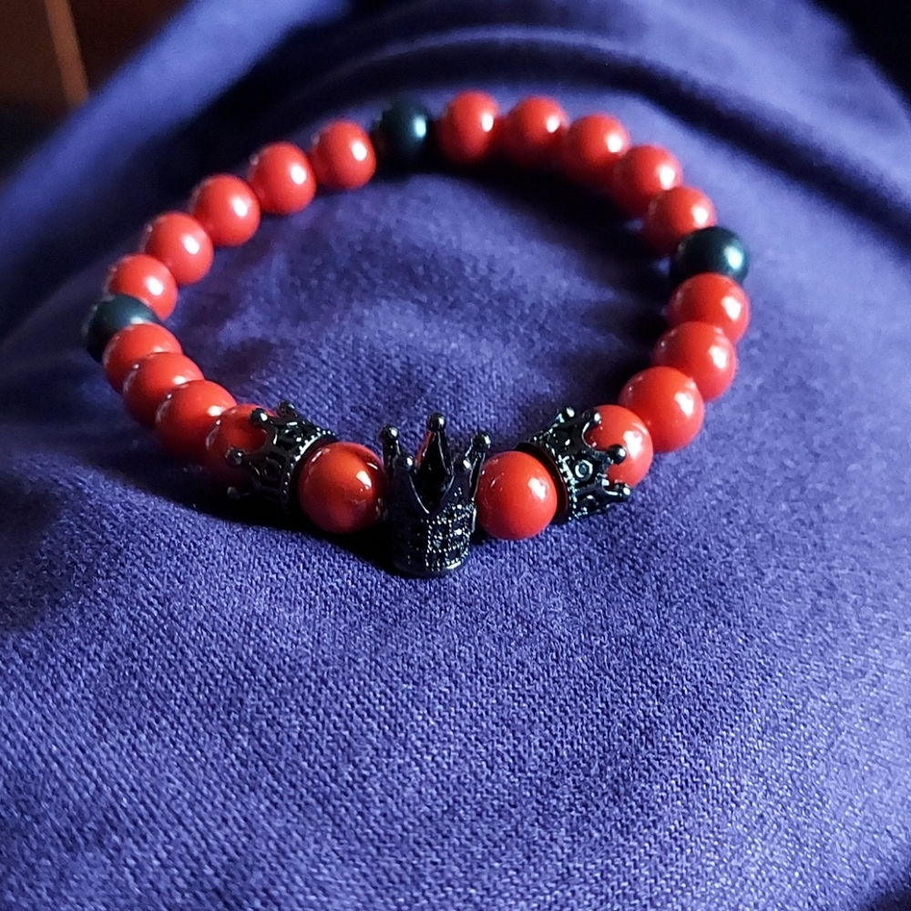 Men handmade beaded bracelet